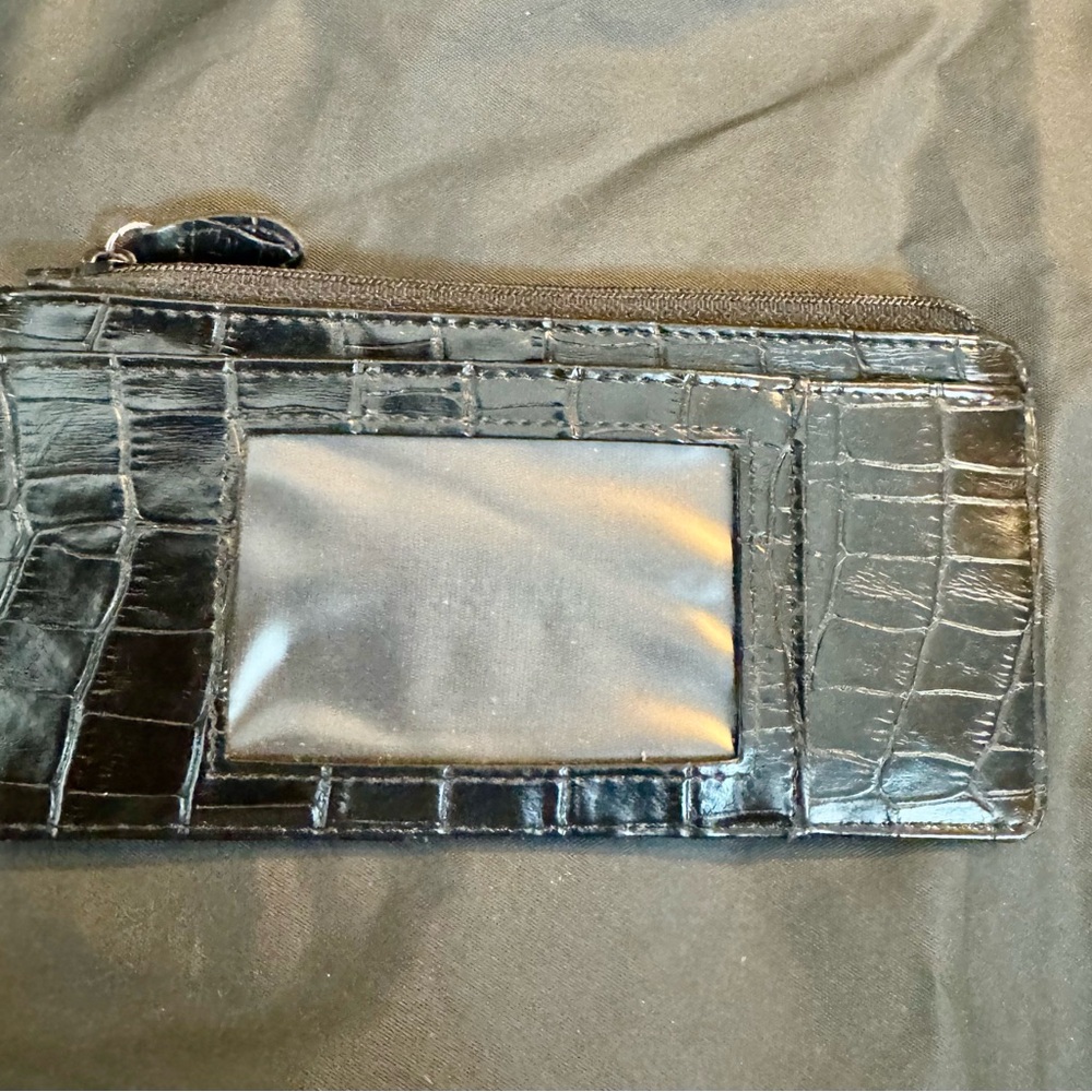 Black Crocodile Embossed Wallet